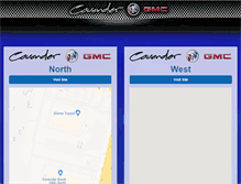 Tablet Screenshot of cavenderbuickgmc.com